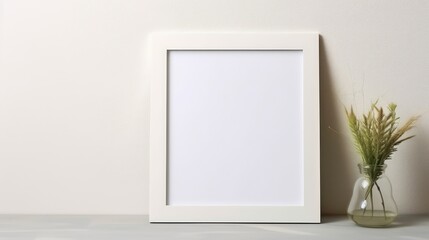 white frame mockup