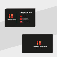 Business card template, Modern, Creative, Unique, Clean, Professional, Design.