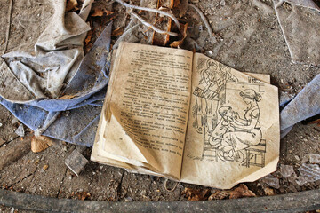 Some abandoned objects that are still in the houses of the city of Pripyat (Ukraine), famous for...
