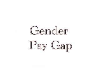 Obraz na płótnie Canvas Gender pay gap. Discrimination concept. Business logo design