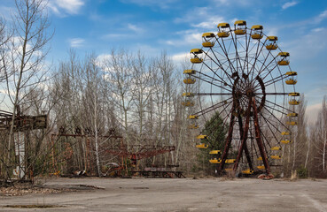 The disturbing playground located in the exclusion zone of the city of Pripyat (Ukraine) famous for...