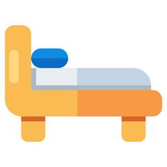 Premium download icon of bed