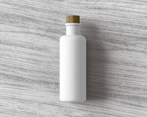White Blank  realistic Water Bottle mockups