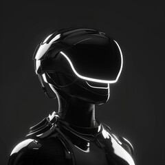 Naklejka premium AI generated concept of future vr glasses