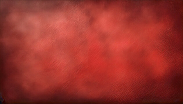 Eleganza Retro- Sfondo in Pelle Rossa Vintage con Texture Grunge, Alta Risoluzione