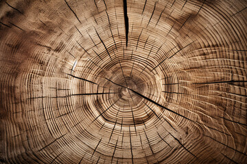 Tree annual ring wood background textured, rustic wooden log abstract background.