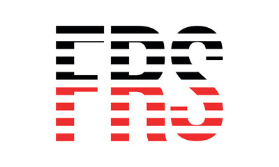 FRS three initial letter iconic line negative space minimal logo design vector template. monogram, abstract, wordmark, business, typography, minimalist, brand, company, flat, modern, unique, simple