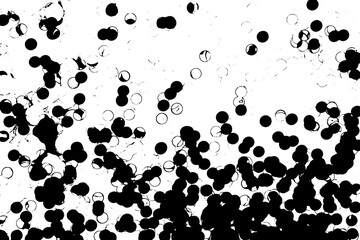 Rustic grunge vector texture with grain and stains. Abstract noise background. Weathered surface. Dirty and damaged. Detailed rough backdrop. Vector graphic illustration with transparent white. EPS10.