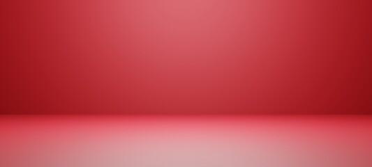 Fototapeta premium 3d illustration rendering wallpaper abstract background, red of love happy valentine's day