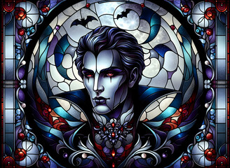 Stained glass Vampire