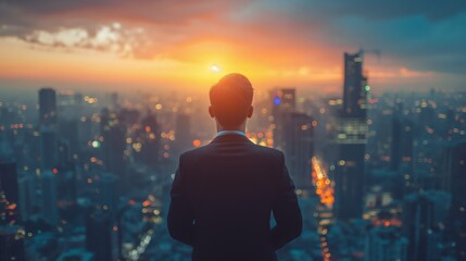 Fototapeta premium Sunset Contemplation