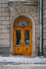 An antique door