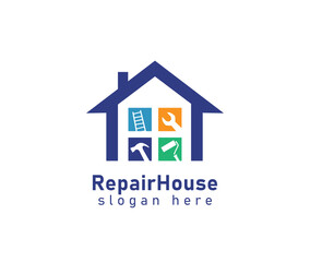 Repair House logo design