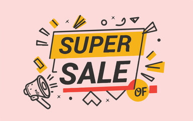 Limited-Time Offers: Super Sale Banner Explosion!