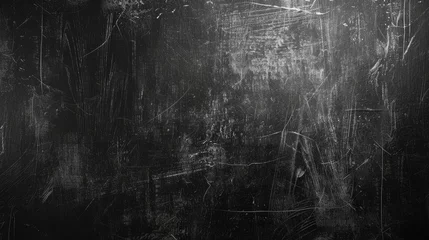 Fotobehang Grunge black scratch Texture Background © MdKamrul