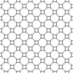 Black seamless abstract pattern. Overlay for background and backdrop. Ornamental design. PNG graphic illustration with transparent background.