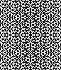 Fototapeta premium Black seamless abstract pattern. Overlay for background and backdrop. Ornamental design. PNG graphic illustration with transparent background.