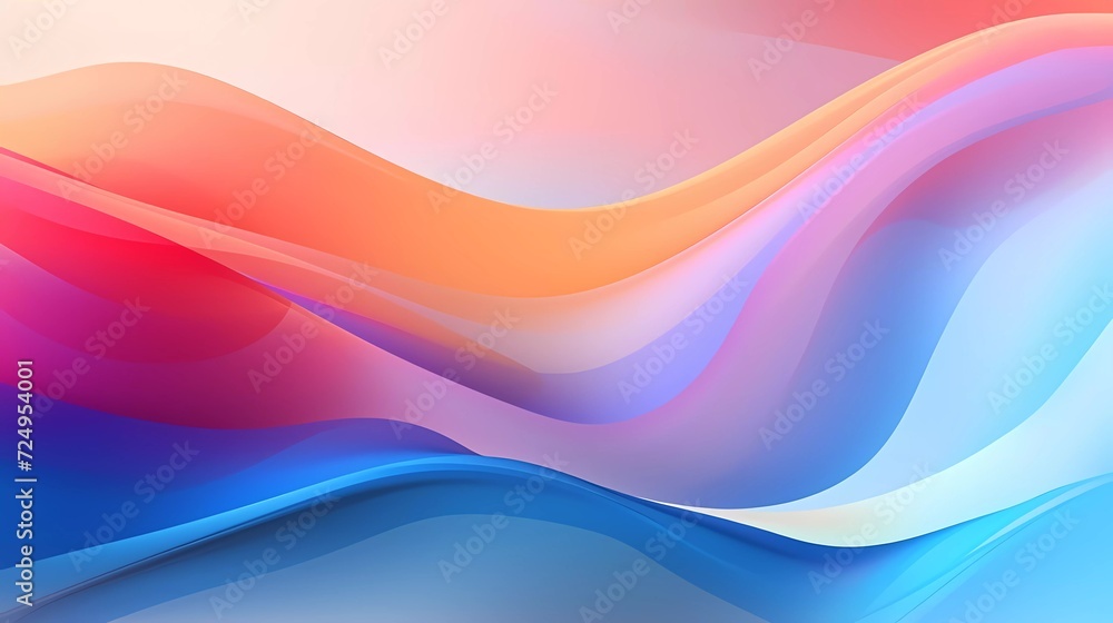 Poster soft colorful background for modern design and digital product presentation ux. generative ai