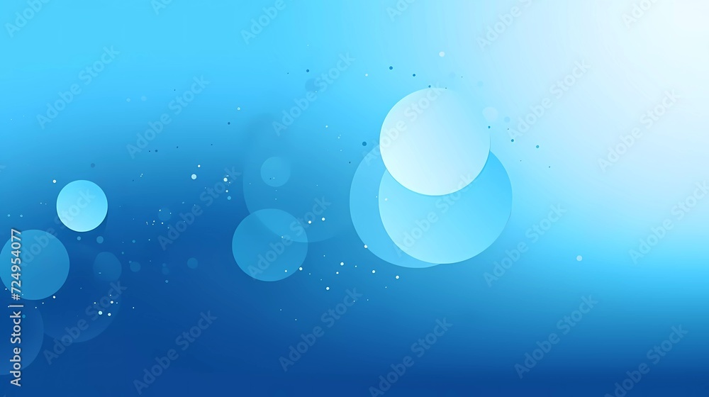 Poster gradient blue background with circle theme. generative ai