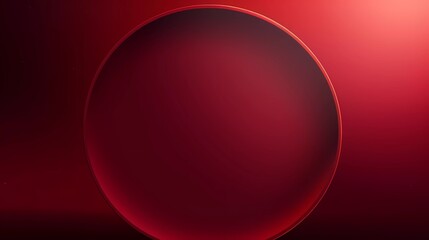 gradient dark red background with circle theme. generative ai