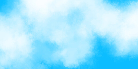 Sky blue White soft abstract.smoke swirls,brush effect background of smoke vape sky with puffy smoke exploding,cloudscape atmosphere.gray rain cloud realistic illustration canvas element.design elemen