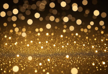 abstract gold bokeh defocus blurred background