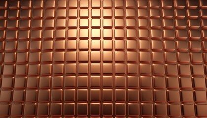 Square checkered pattern metal bronze slab