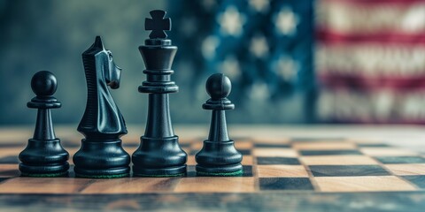 Political chess Democrats versus Republicans