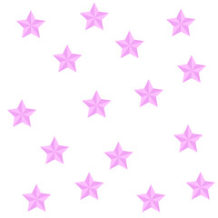 Bright pink stars with shadow pattern 