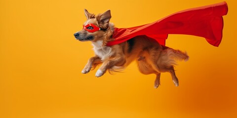 superhero dog concept