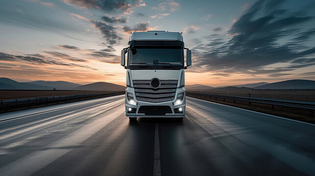 Spacious European Truck Dominates the Horizon