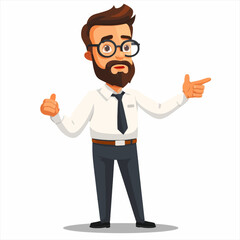 Male teacher presenting and teaching 91