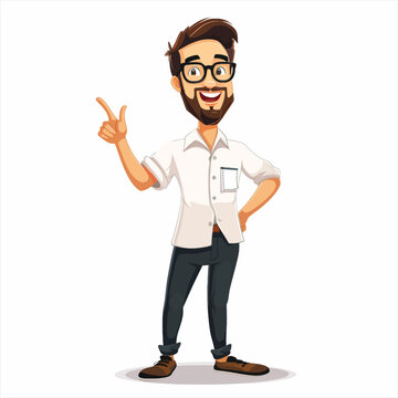 Male teacher presenting and teaching 88