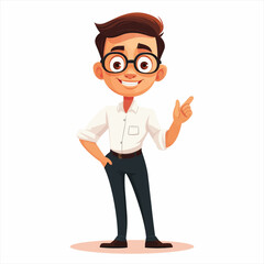 Male teacher presenting and teaching 36