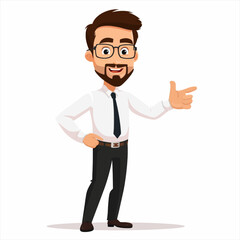 Male teacher presenting and teaching 34