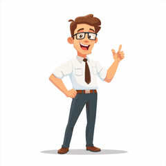 Male teacher presenting and teaching 23