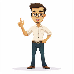 Male teacher presenting and teaching 11