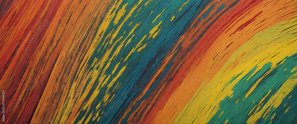Poster vibrant multicolored abstract background with glitch texture