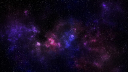 Wallpapers of the cosmos, space, and bright stars with nebula. dazzling stardust the Milky Way...