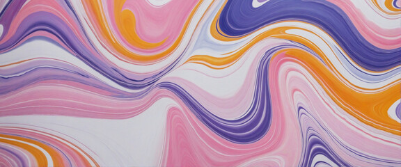 Beautiful swirling patterns of vibrant paint with a fluid, undulating design. Background.
