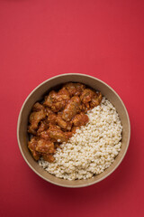 Delivery of delicious, homemade healthy food. Close-ups