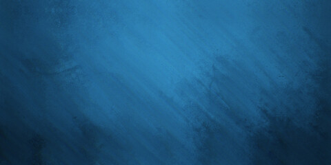 Blue color grainy and noisy grunge, empty space texture background. Rough abstract retro vibe.