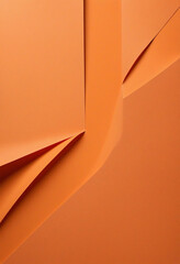 Geometric orange paper backdrop