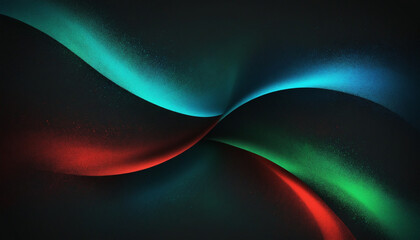 Colorful Abstract Background with Bright Lights and Empty Space