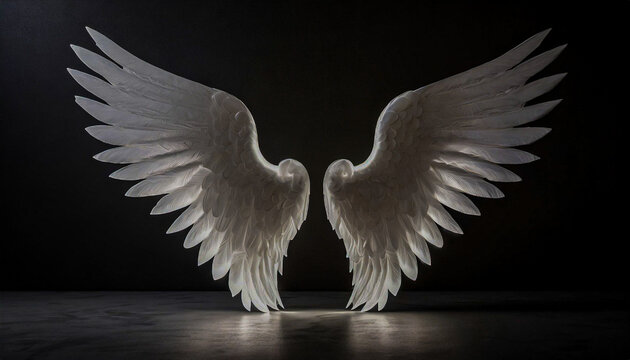 FUNDO FOTOGR&Aacute;FICO QUE RETRATA AS ASAS DE ANJO EM CENARIO PARA ENSAIO FOTOGRAFICO