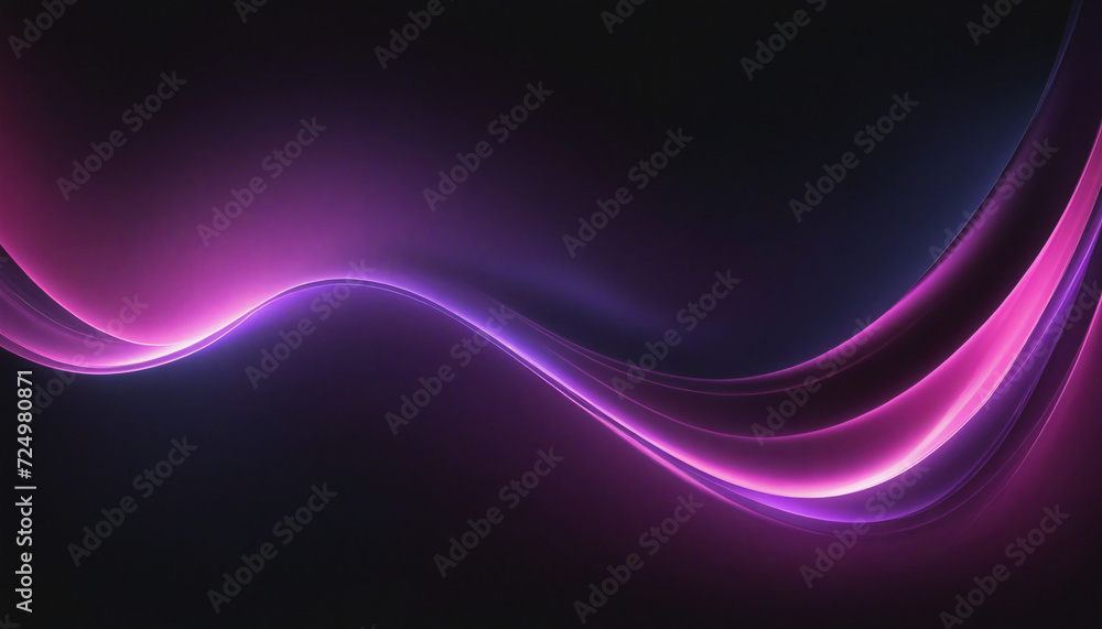 Poster colorful abstract wave background with bright light and empty space