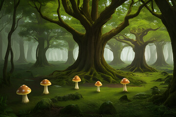 A magic forest