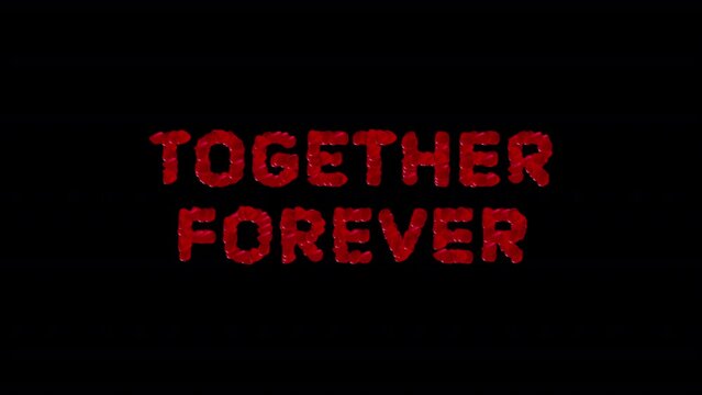 Lovers' Silhouette: Together Forever Valentine Animation