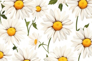 Daisy flowers pattern