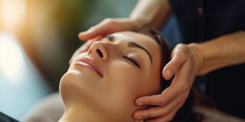 Craniosacral Therapy Head Massage for Pain and Migraine Relief.